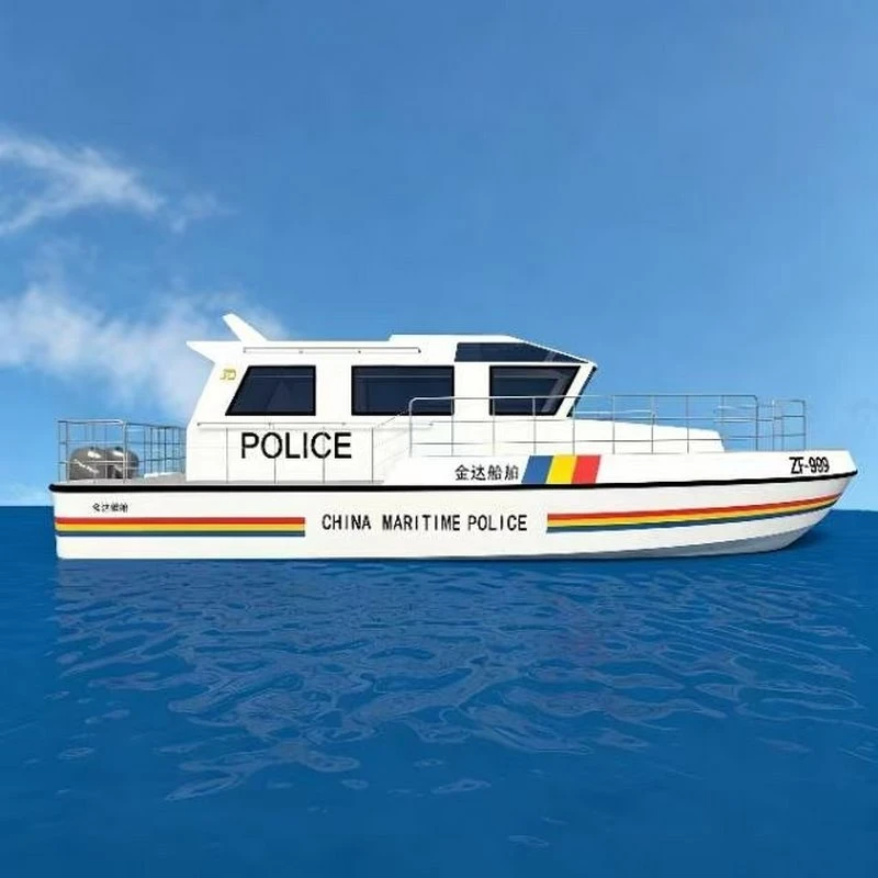 Bateaux de patrouille des forces de l'ordre